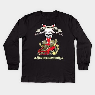 Badass '69 Firebird Kids Long Sleeve T-Shirt